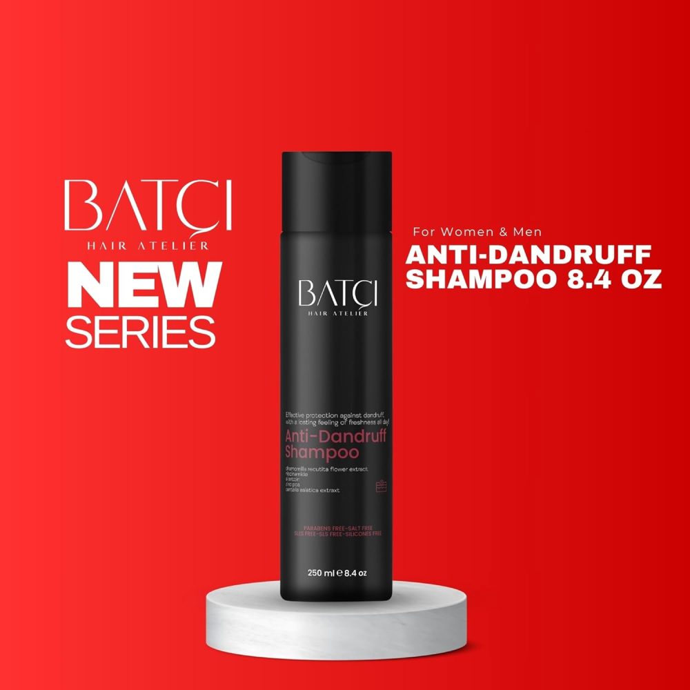 BATCI ANTI-DANDRUFF SHAMPOO, SOOTHES ITCHY SCALP & REDUCES FLAKES - Image 3