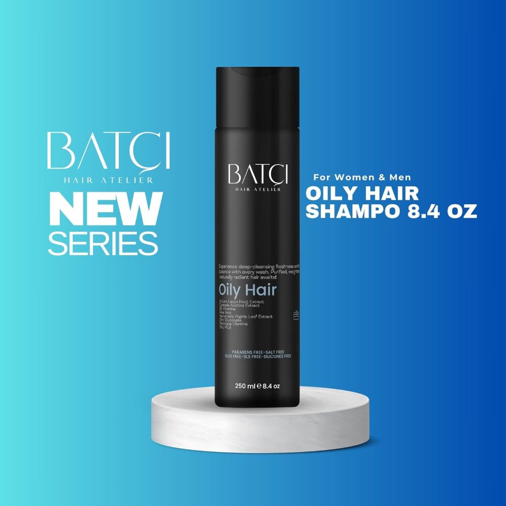 BATCI SHAMPOO FOR OILY HAIR BALANCES EXCESS SEBUM MAINTAIN CLEAN & HEALTHY SCALP - Image 2