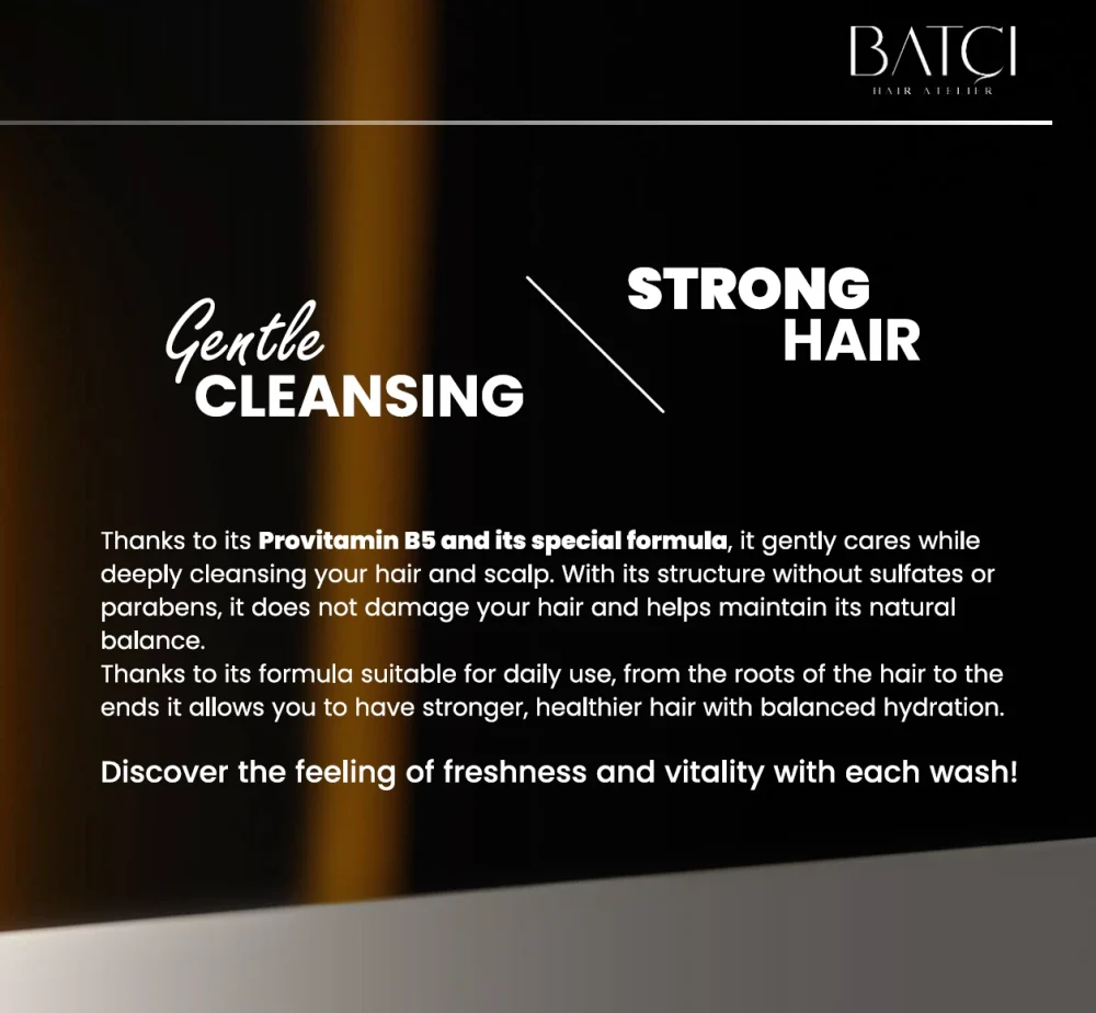 BATCI GOLD LABEL HAIR CARE PROVITAMIN SHAMPOO PARABEN AND SULFATE-FREE (500ML) - Image 4