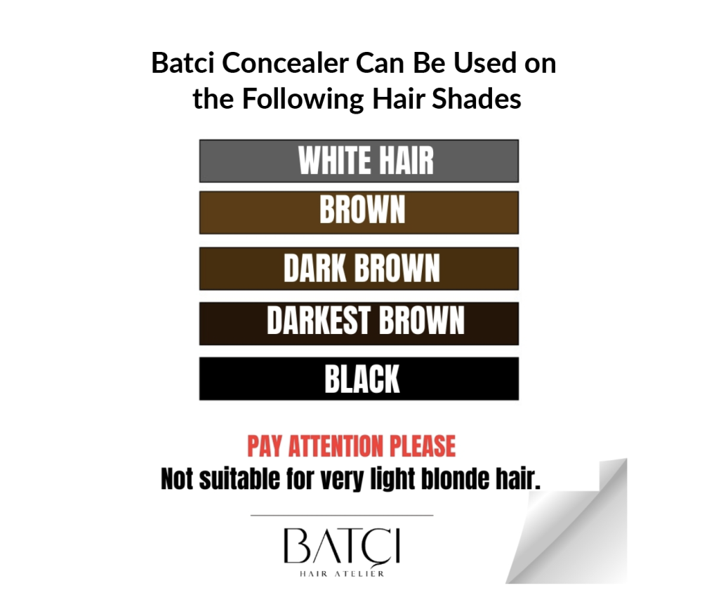 BATCI HAIR CONCEALER (2) - CREAM FOR BALD SPOTS & THINNING HAIR (WATERPROOF) - Image 6