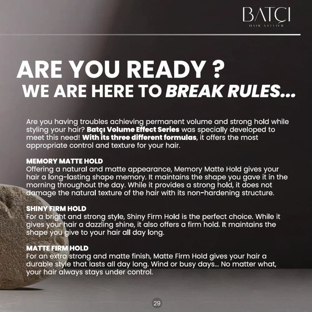BATCI VOLUME EFFECT MATTE FIRM HOLD SPRAY - LOCKS YOUR STYLE IN PLACE - Image 2